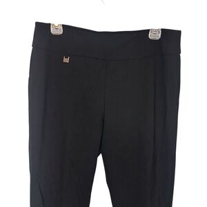 Slim-sation by Multiples Black Pull On Dress Pants 12P Petite Slimming